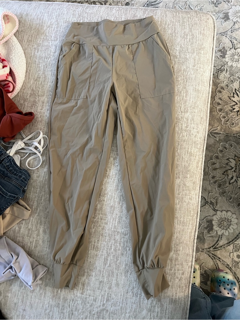 HALARA Taupe Track Joggers